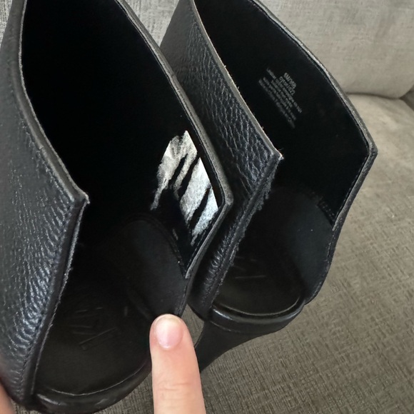 Karl Lagerfeld Cyron Black Leather Beaded Stiletto Booties - Picture 5 of 6